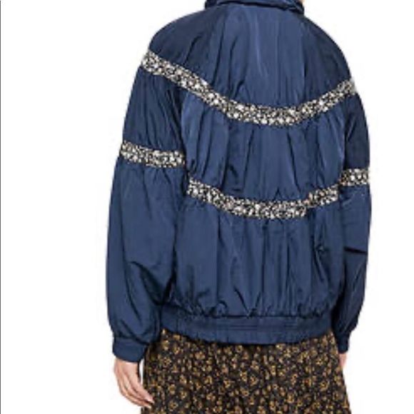 🆕Free People Women’s Bomber Jacket small 🌟HP - Picture 3 of 7